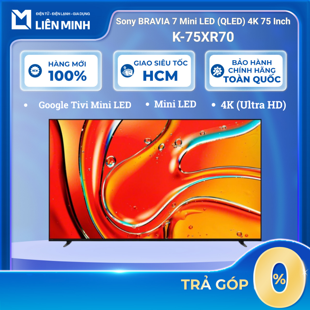 K-75XR70 - Sony BRAVIA 7 Mini LED (QLED) 4K 75 Inch - [SHIP 0Đ HCM]