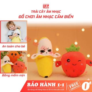  Búp bê chuối cảm ứng phát nhạc TDG thú nhồi bông biết hát cho bé bền đẹp quà tặng ý nghĩa HH484 