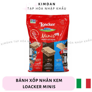   NHẬP KHẨU MỸ  BÁNH XỐP NHÂN KEM LOACKER MINIS 800G 