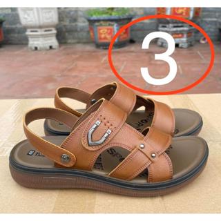  Dép Da Nam Cao Cấp Đúc Nguyên Khối Dép Da Bò Nguyên Tấm. Sandal Nam Quai Hậu Có Bảo Hành 12 Tháng 