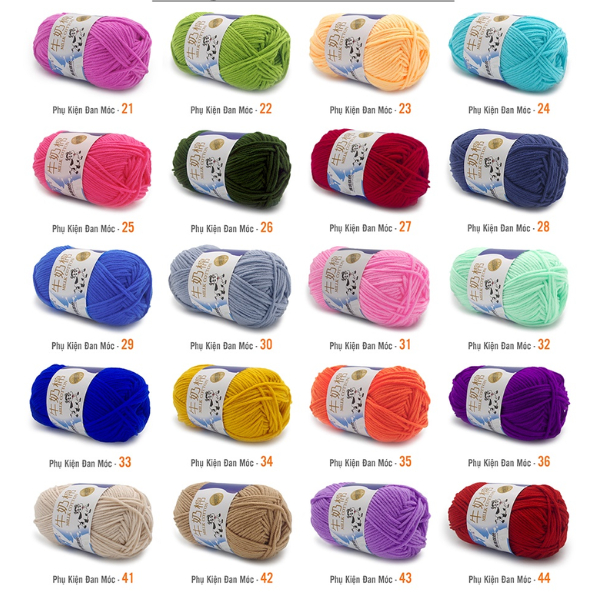 len milk cotton 125g