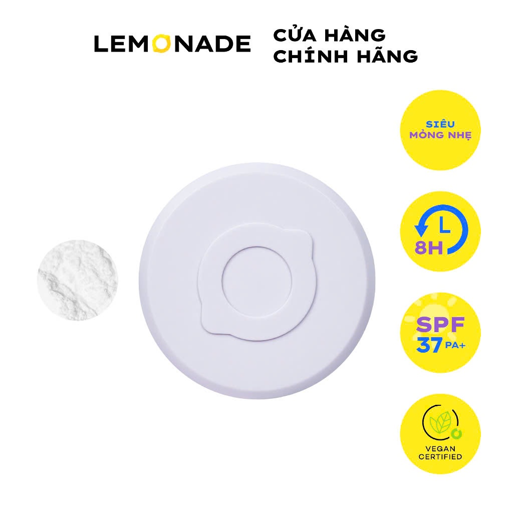 Phấn phủ bột kiềm dầu LEMONADE dạng trong suốt, hạt phấn siêu mịn | BLINK BEAUTY