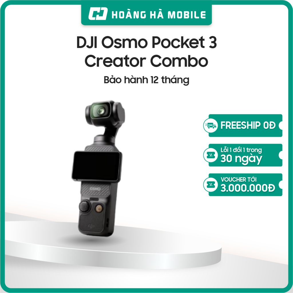 Camera DJI Osmo Pocket 3 Creator Combo - Bảo hành chính Hãng 12 tháng