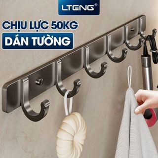 Móc treo gắn tường LTENG siêu chắc, treo đồ đa năng, chịu lực 50kg, chất liệu Thép carbon , đi kèm keo dán, ốc vít