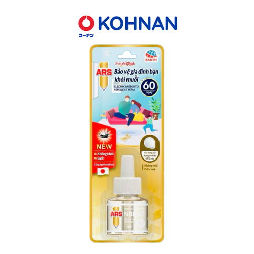 Lõi thay thế cho bộ xông đuổi muỗi ARS Nomat P60/P90 nhỏ gọn có công tắc 45ml