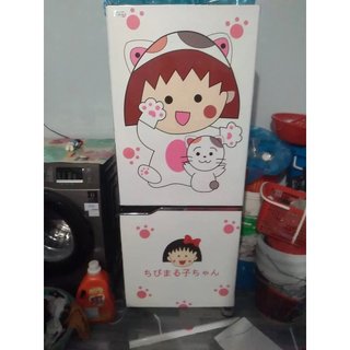 Decal dán Tủ Lạnh MARUKO CUTE chất liệu cao cấp