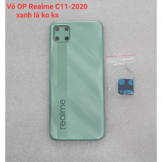 Bộ vỏ Oppo Realme C11 2020 (gồm vỏ kính cam, nút bấm, xương)