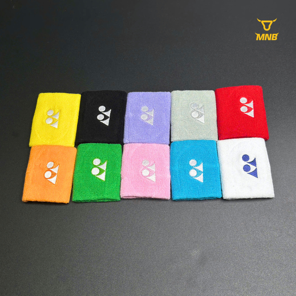 Băng Chặn Mồ Hôi Tay Trơn Yonex AC039CR Chính Hãng (1 chiếc) - Wristband - Cao Cấp, Êm Ái, Thấm Hút Mồ Hôi,...