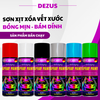  Sơn Ô tô - Sơn Xe Máy - Xóa Vết Xước Ô Tô - Màu Trắng Đen Bạc Đỏ Xanh Vàng - Xịn Bền Màu CARTY 