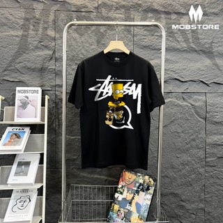 Áo Thun Stussy The Simpsons Form Rộng Unisex Cotton Cao Cấp Dày Dặn - MOB STORE