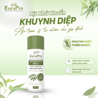 Xịt Khử Khuẩn hiệu EucaPro Natural Products Chiết Xuất Khuynh Diệp 200g