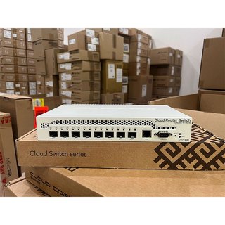 Switch MikroTik CRS309-1G-8S+IN – 8 Cổng 10G SFP+, 1 Cổng 1G, CPU 800MHz, RAM 512MB, Fanless, Chính Hãng