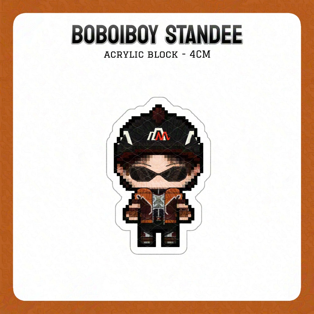 4CM | STANDEE KHÔNG ĐẾ Boboiboy | Mechamato - BẢN IN THỬ