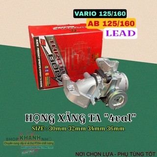Họng xăng TA 4 val Air Blade Vario 125, 160 có đủ size 30 32 34mm >>