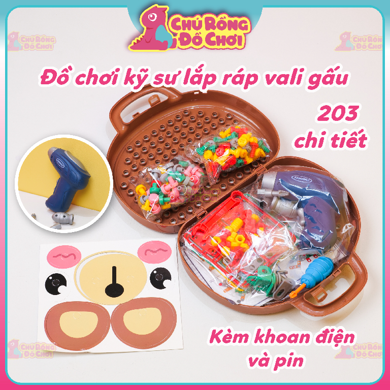 do-choi-lap-rap-203-chi-tiet-co-khoan-dien-tua-vit-van-vit-vali-ky-su-gau-kem-pin-cho-be