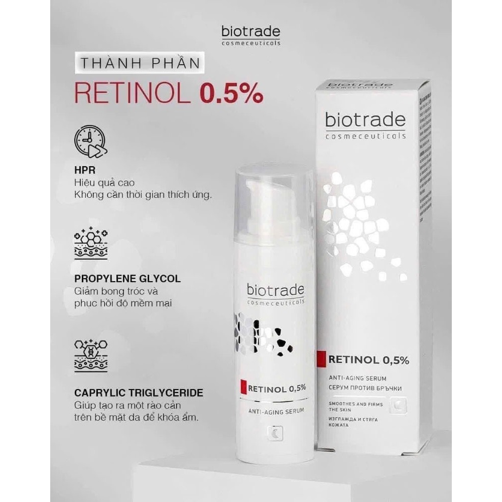 [CHÍNH HÃNG] Serum Retinol 0.5% BIOTRADE