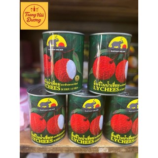 Vải Thiều Ngâm Thái Lan Con Voi Lon 565g