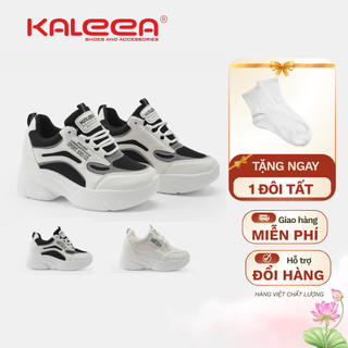 Kaleea - Giày Thể Thao Nữ Độn Đế Cao 6p Đi Êm - T60 [LẤY TĂNG SIZE]