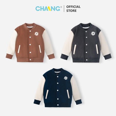 [CHAANG 12M-6Y] Áo khoác bomber Harvest chất liệu warmie cotton giữ ấm tốt cho bé trai