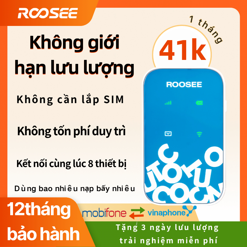 M610 Cục Phát WiFi Từ Sim 4G Bộ phát wifi di động bộ phát wifi Tổng hợp Bộ Phát Wifi 4G Roosee