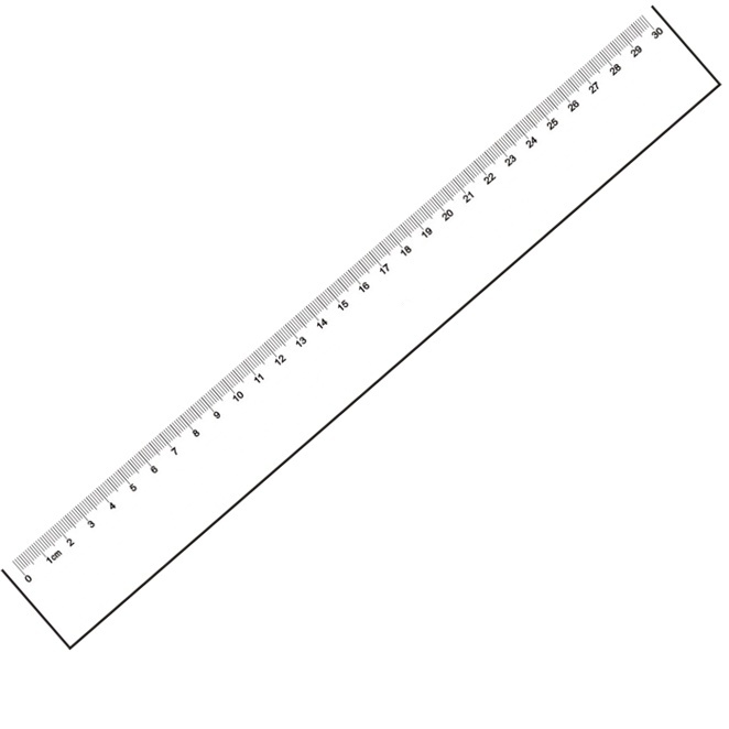 Thước kẻ 30cm hàng dày dặn