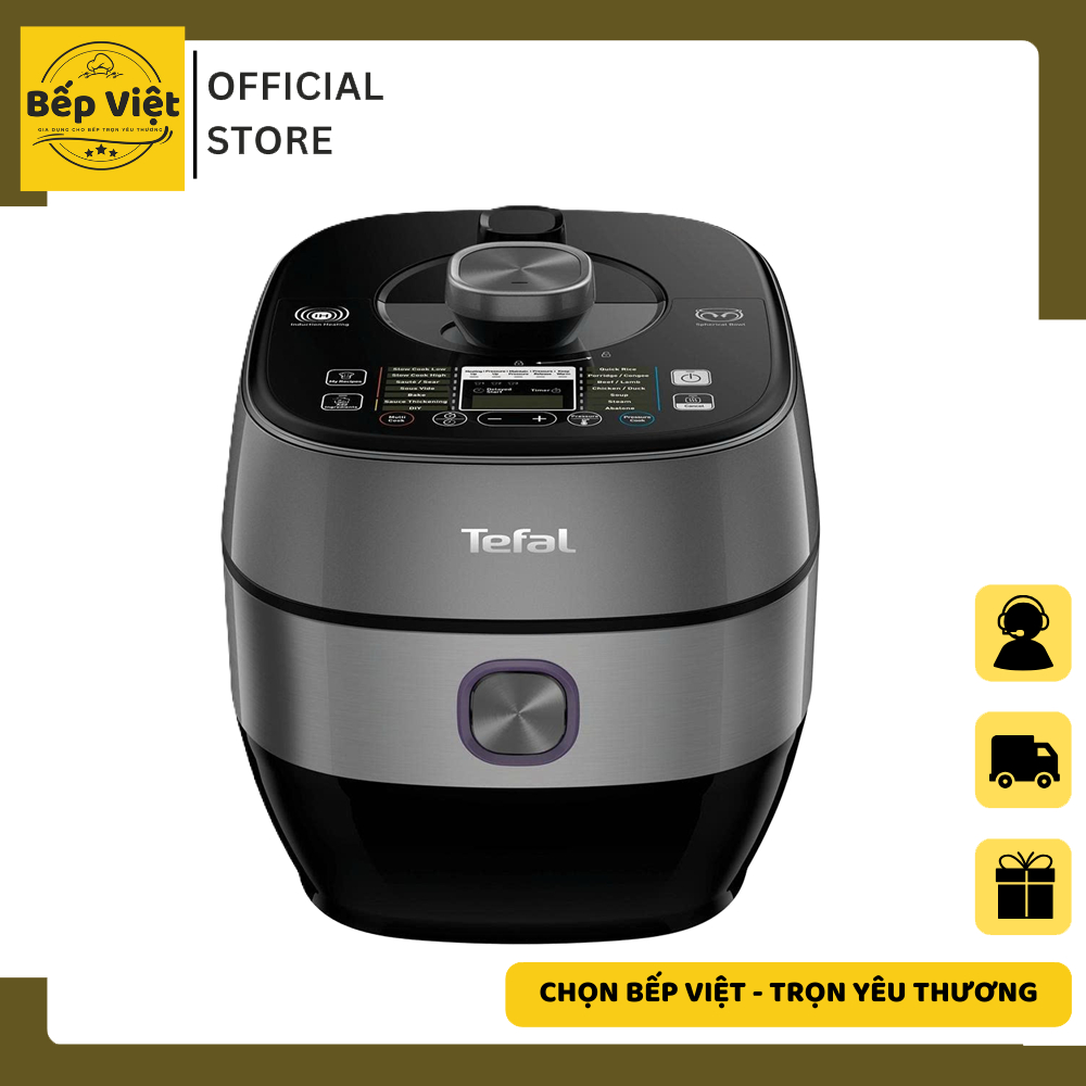 Nồi áp suất Tefal Smart Pro IH Multicooker CY638868 - 1300W, 5L - Hàng chính hãng bảo hành 24 tháng