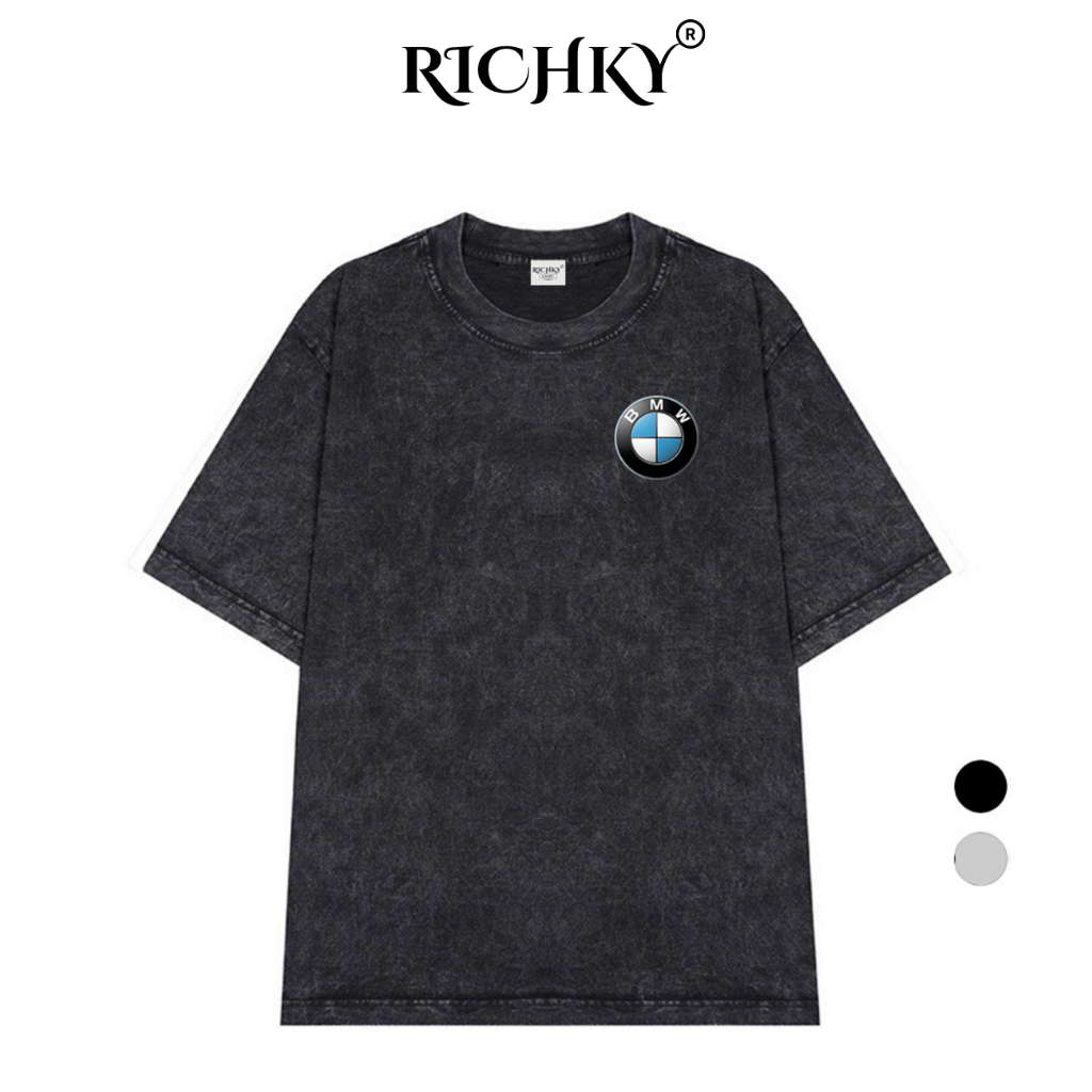 Áo Thun Wash Richky Premium Tee Logo Mid Câu Lạc Bộ Bóng Đá Fc Bayern Munich Bundesliga