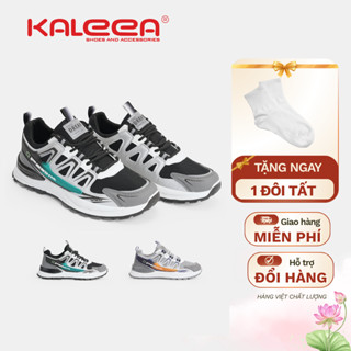  Kaleea - Giày Thể Thao Nam Độn Đệm Khí Thoáng Mát Đế Cao 4,5cm Chính Hãng - T163 