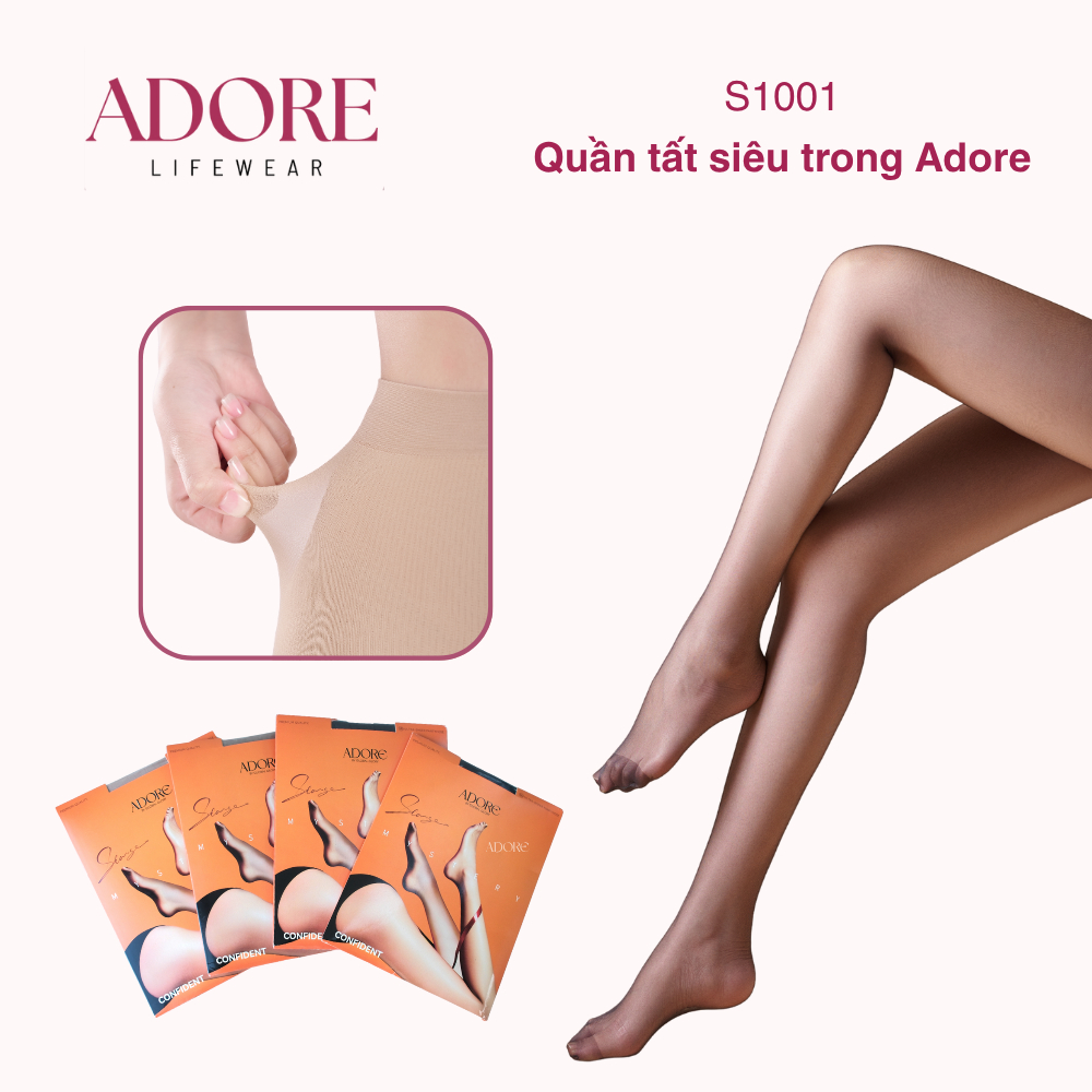 Quần Tất Siêu Trong Adore S1001 Trong Suốt Không Lộ Viền - Adore Lifewear