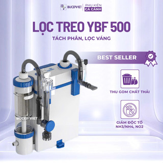  Lọc treo Sunsun YBF 500 600 – Tách phân tích hợp lọc váng xoay lọc nước làm trong bể cá 