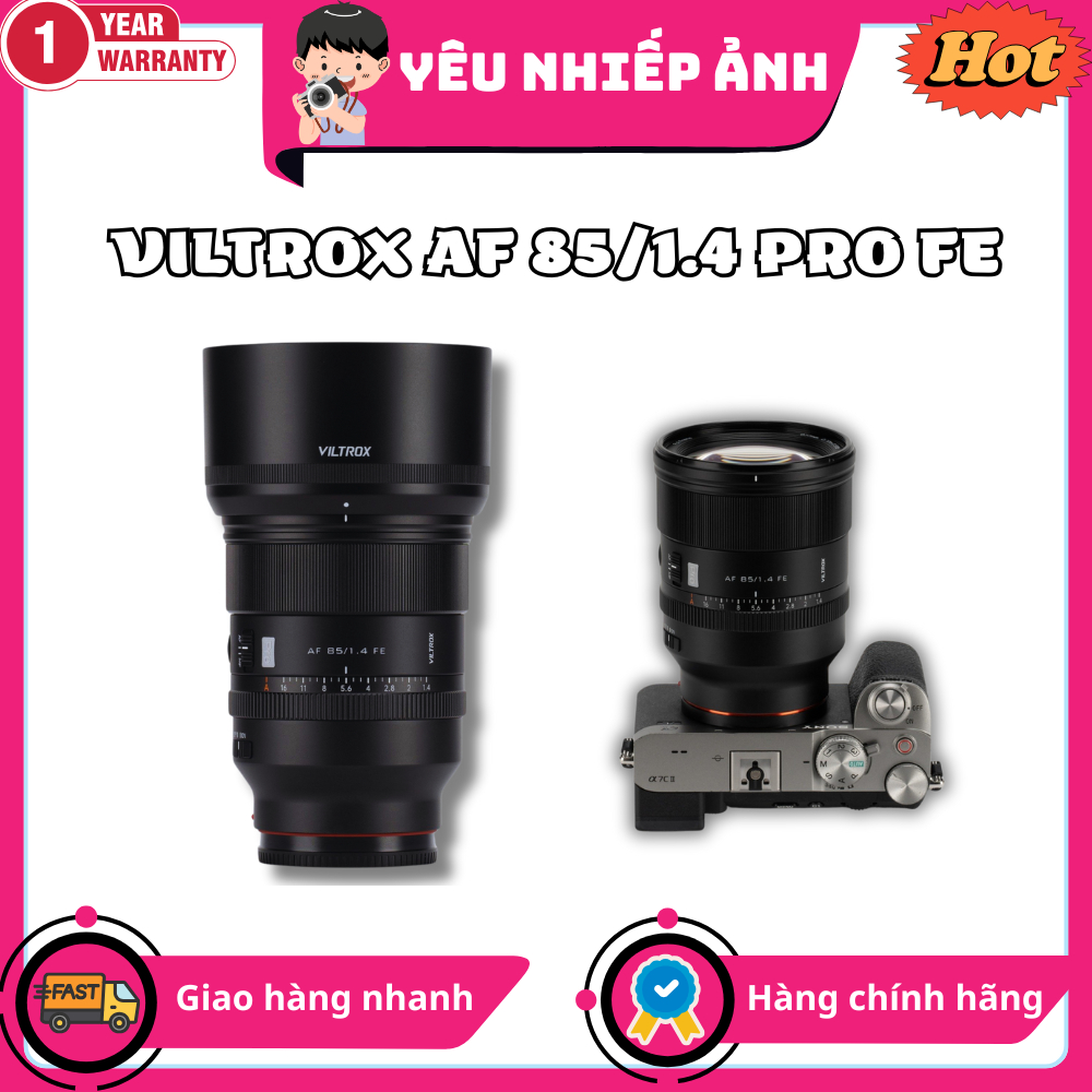 Ống kính Viltrox AF 85/1.4 Pro FE cho máy ảnh Sony