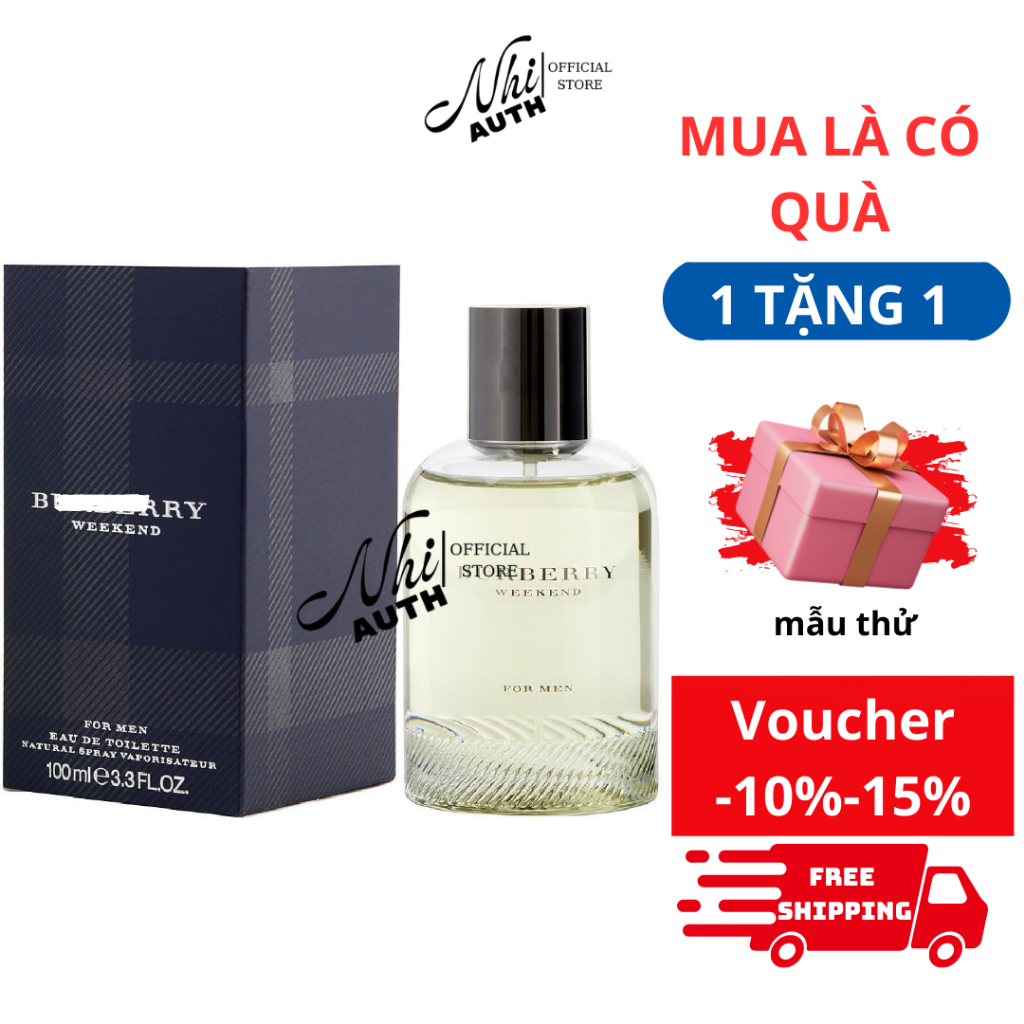 Nước Hoa Nam BBR Weekend For Men EDT 100ml chính hãng (nguyên seal)