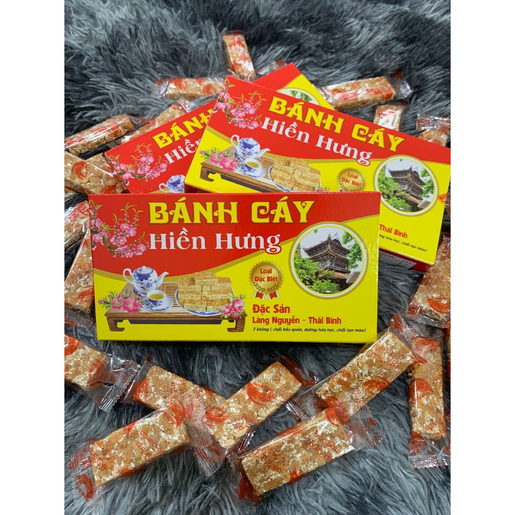 Bánh Cáy Làng Nguyễn Ít Đường, Loại đặc biệt ☘️ FREESHIP ☘️Đặc sản Thái Bình Hộp 250g
