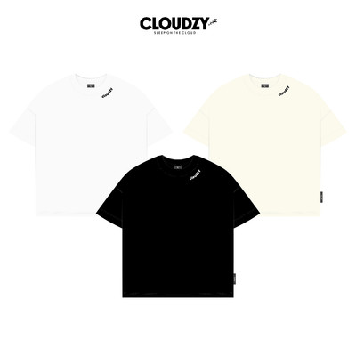 Áo thun boxy thêu Cloudzy unisex phông tay lỡ nữ nam cotton form rộng boxy SIMPLE
