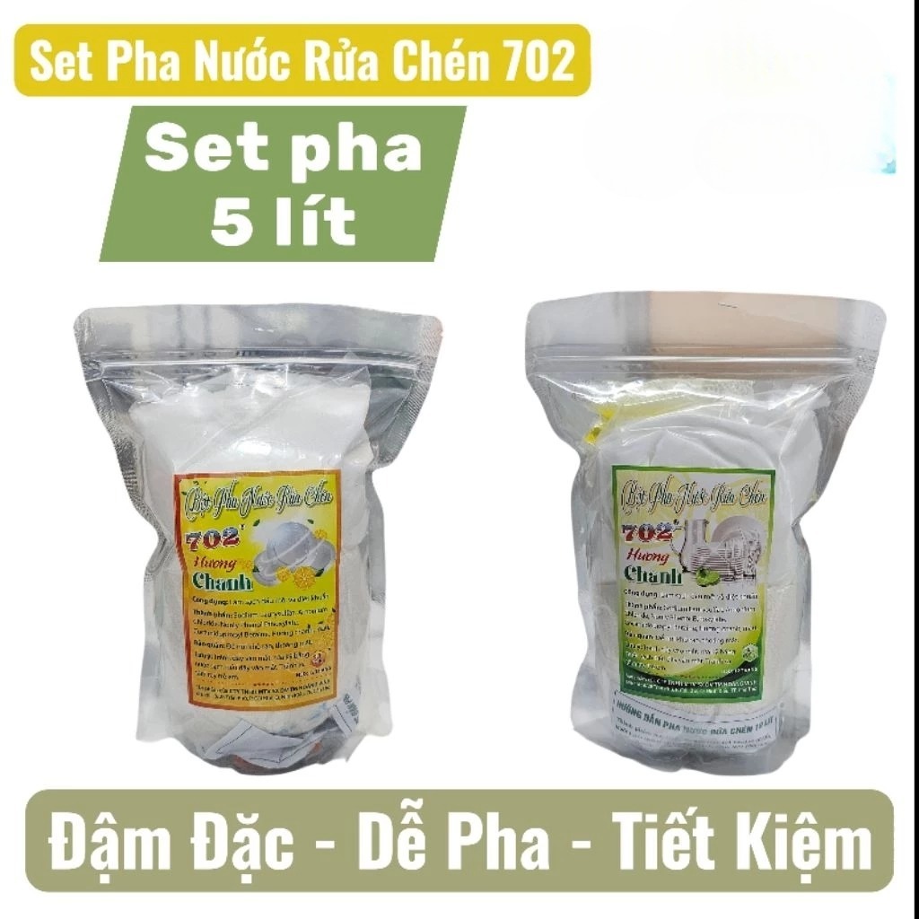 [Top Value]Shop 702 - Kit Pha Nước Rửa Chén 5 Lít. Tự Pha Tại Nhà