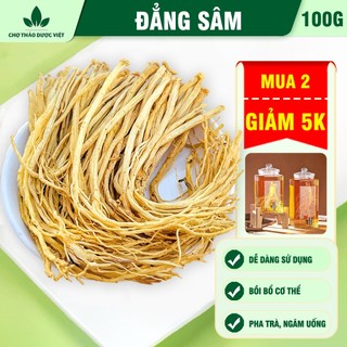  Đẳng sâm khô 100g đảng sâm sợi to vàng hỗ trợ tốt cho sức khỏe - Chợ Thảo Dược Việt 