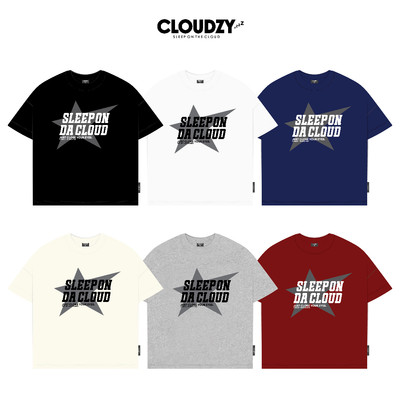 Áo boxy nam in hình ngôi sao unisex áo thun nữ tay lỡ phông rộng 100% cotton 250gsm local brand Cotton mịn boxy STAR