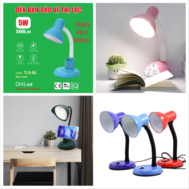 [FREESHIP] ĐÈN BÀN HỌC DORAEMON, FY7712, MPE TL9, MT-203 KÈM BÓNG 5W