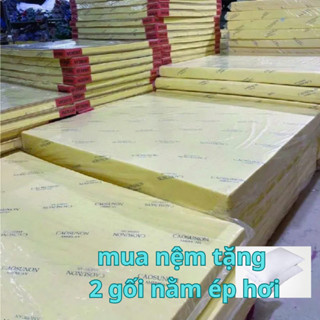  Nệm cao su non american êm đàn hồi tốt - Nệm Đủ sai kích thước - tặng 2 gối nằm khi mua 1 nệm 