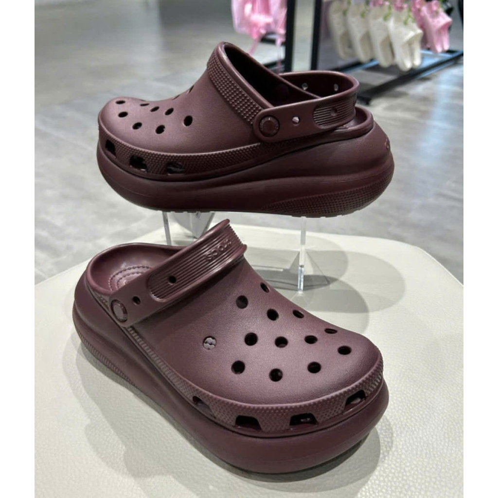 [Auth bill] Crush clog Dark cherry
