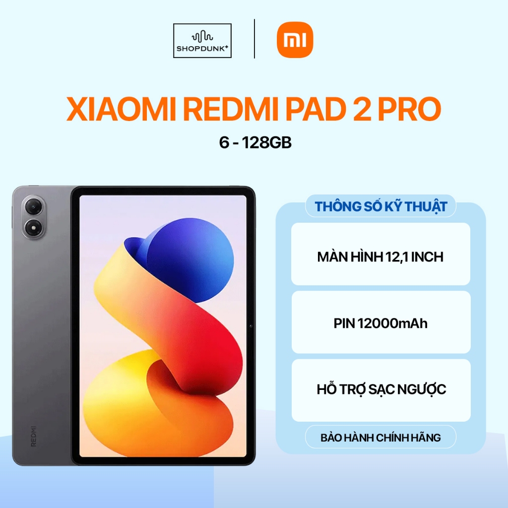 [KOL] Máy Tính Bảng Xiaomi Redmi Pad 2 Pro 6GB 128GB Chính Hãng