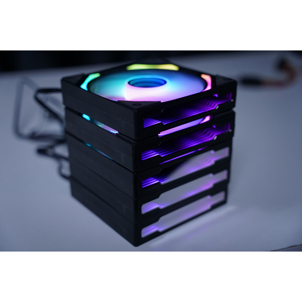 Fan quạt tản nhiệt RGB vô cực cao cấp Centaur 8400 đen xuôi- Chính Hãng | BigBuy360 - bigbuy360.vn