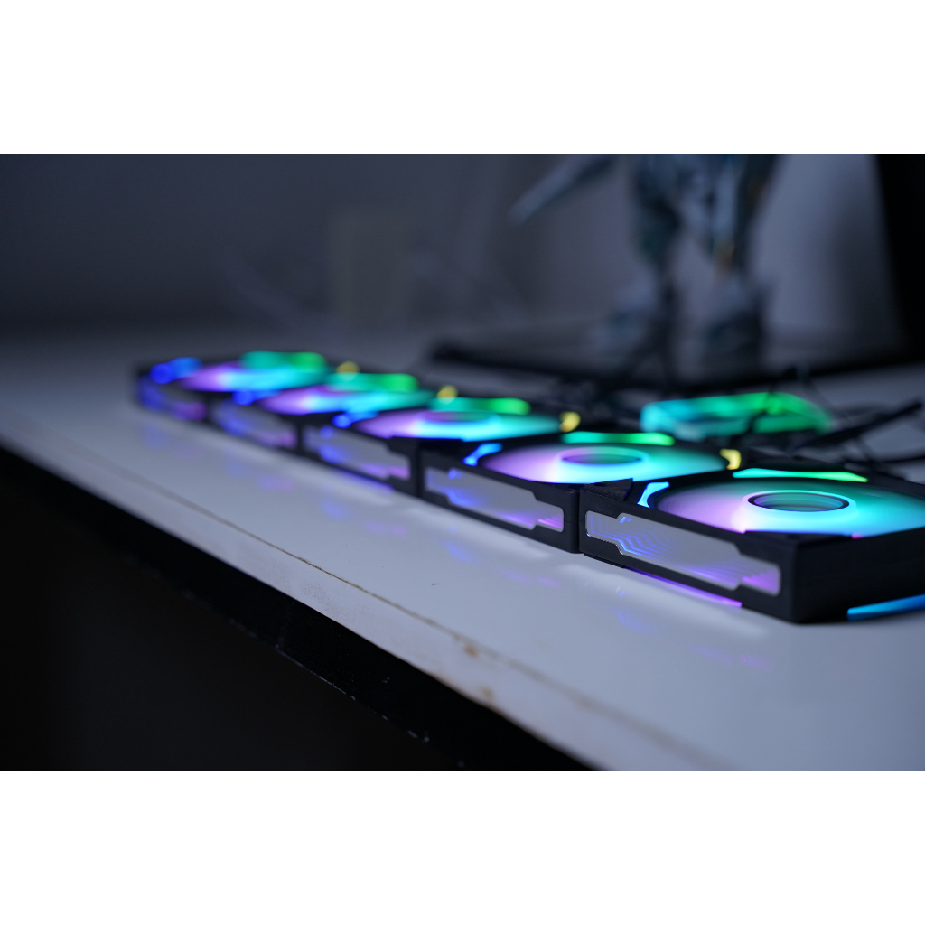 Fan quạt tản nhiệt RGB vô cực cao cấp Centaur 8400 đen xuôi- Chính Hãng | BigBuy360 - bigbuy360.vn