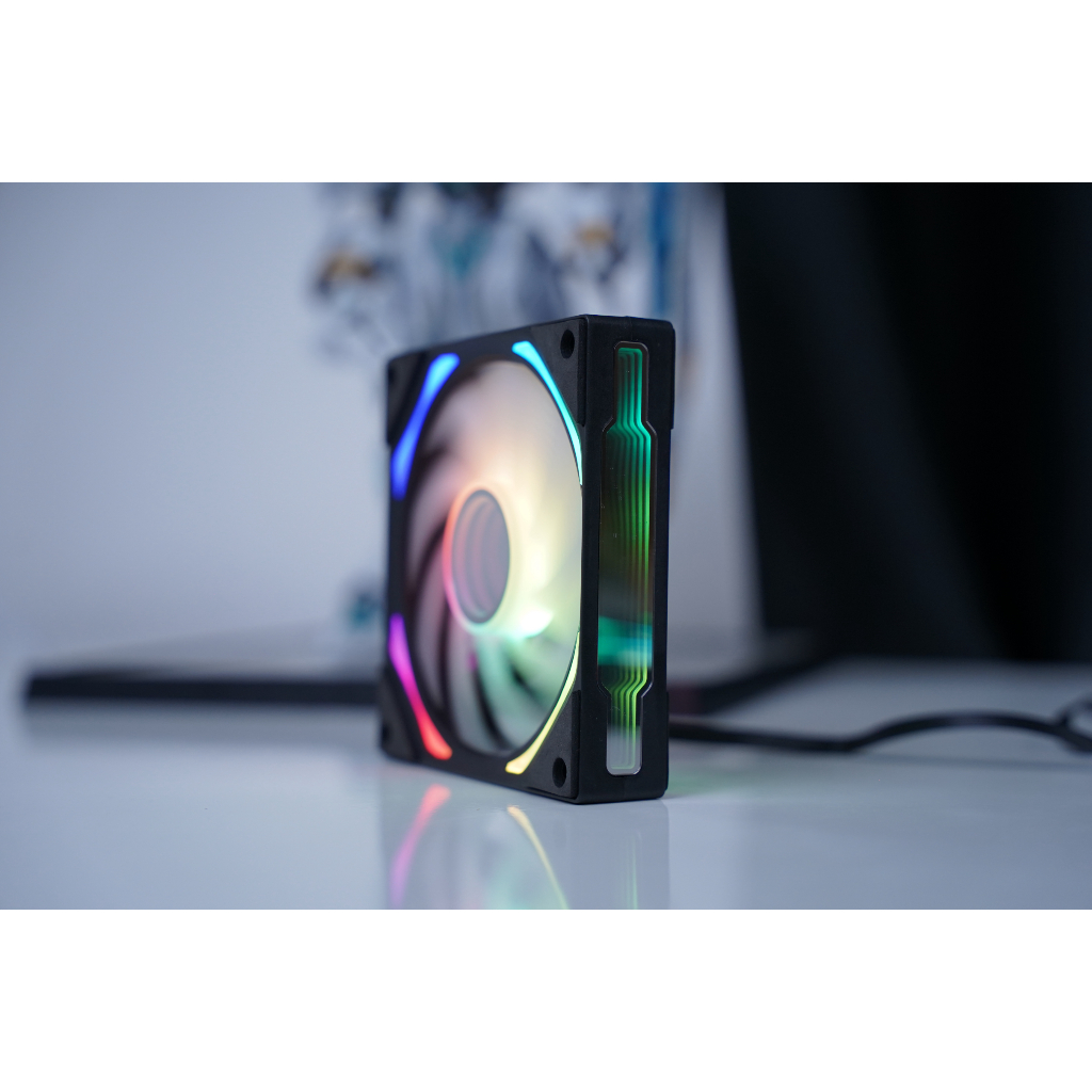 Fan quạt tản nhiệt RGB vô cực cao cấp Centaur 8400 đen xuôi- Chính Hãng | BigBuy360 - bigbuy360.vn