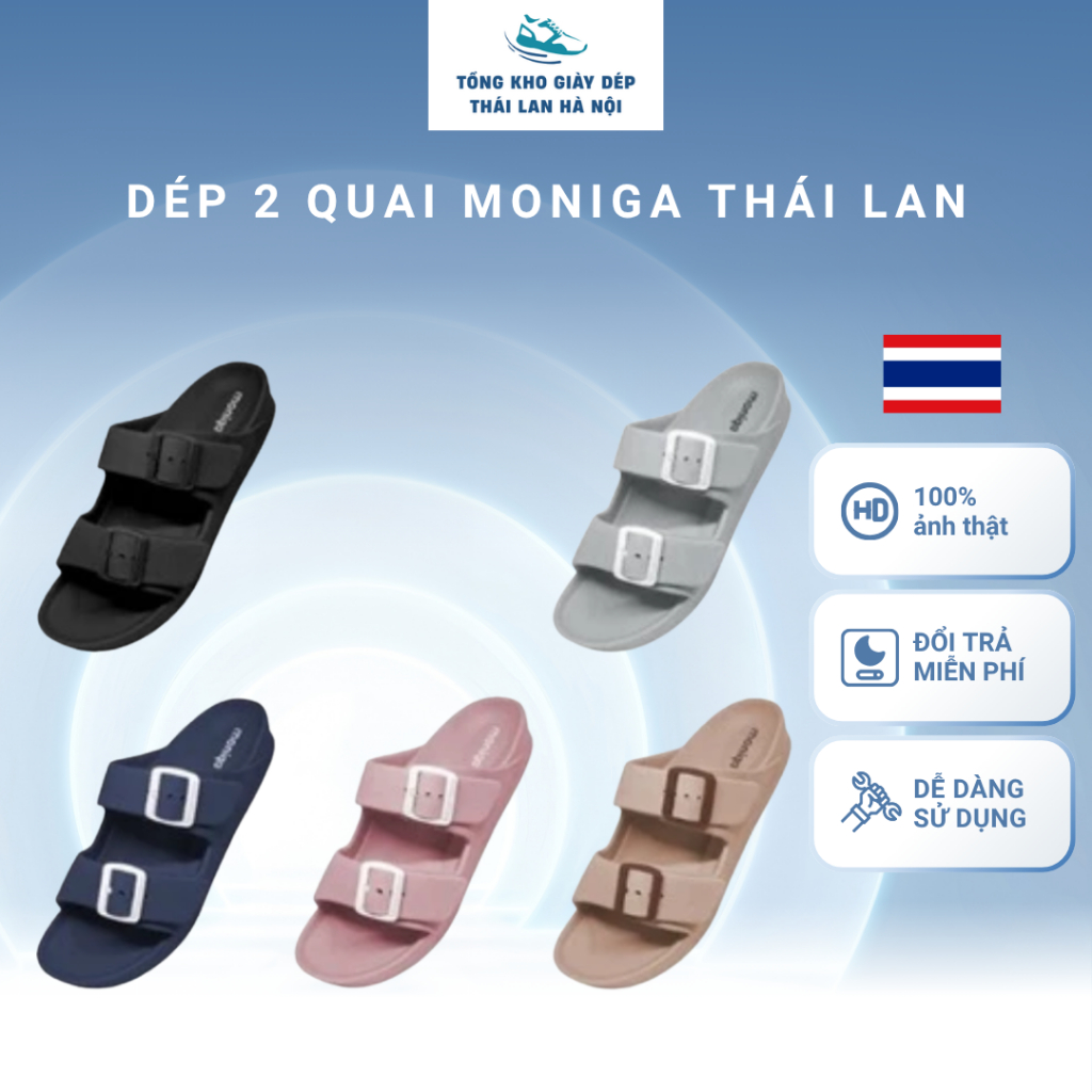 Dép 2 quai moniga Thái Lan