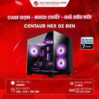  Vỏ case Centaur NEX-02 đen m-ATX ITX - Chính Hãng 