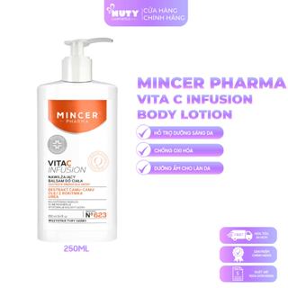  Body Lotion Dưỡng Trắng & Chống Lão Hoá Mincer Pharma Vita C Infusion Body Lotion  250ml  