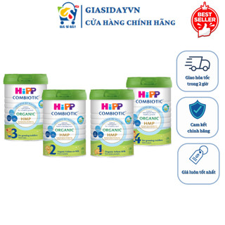   Date 2027  Sữa HiPP Organic Combiotic Số 1,2,3,4 800g - Sữa Bột Công Thức 
