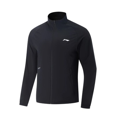 Áo Khoác Gió Không Mũ Thể Thao Nam Li-Ning Tập luyện/Training AFDVF65-1V (Ghép bộ Quần AYKV553-1V)