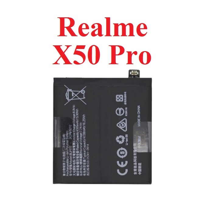 Pin Li-Polymer Oppo Realme X50 Pro 5G Mã BLP777 Dung Lượng 4055mAh New Thay Thế